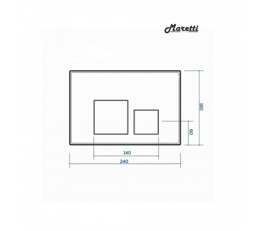 Комплект Maretti 3 в 1: унитаз CA10PBM29-844, инсталляция AC11P5211, кнопка AC12KA-740