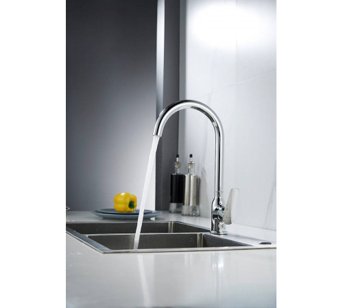 Смеситель для кухни Knotlor KN-51, хром