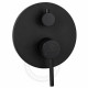 Душевая система встраиваемая FILARETE Roun FL1020BL, черный