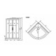 Душевая кабина Timo Comfort Fabric Glass T-8809F, 90x90x220