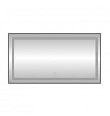 Зеркало с подсветкой LED Fixsen FX-2100F прямоугольное 100х80 см, графит