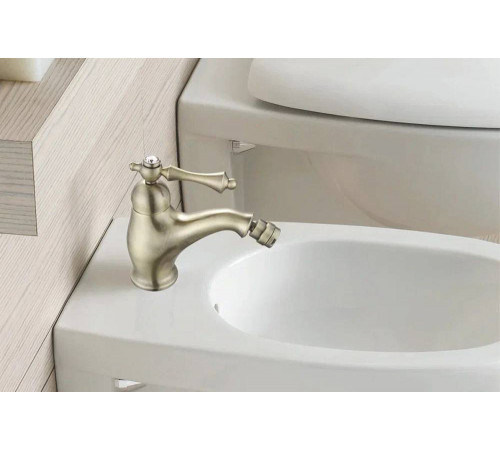 Смеситель для биде Rose R0107Q, бронза