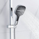 Душевая система Rose R1056, хром