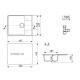 Кухонная мойка Ulgran Quartz Prima 605-02, лен
