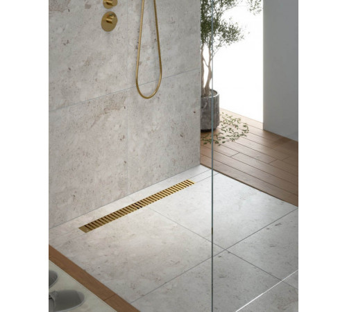 Душевой лоток TIMO Drain System DS230106/17, матовое золото
