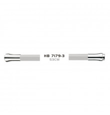 Гибкий излив для кухонного смесителя Haiba HB7179-3, серый