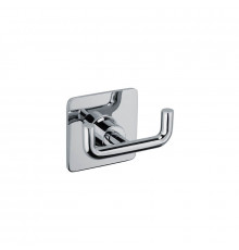 Двойной крючок для ванной FIXSEN SQUARE FX-93105A, хром
