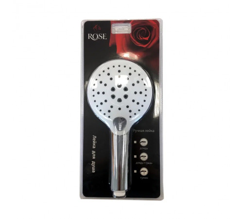 Лейка для душа Rose RH44, хром