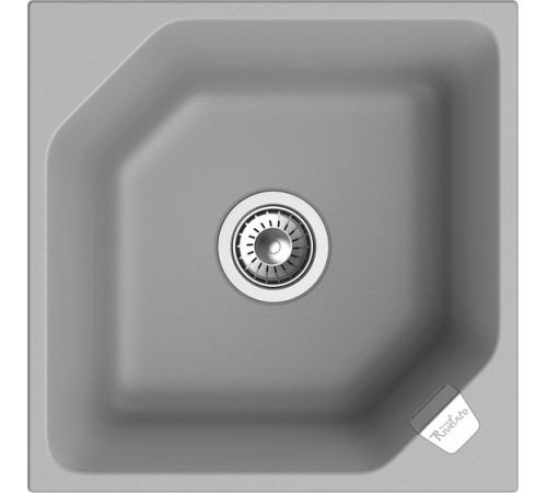 RIVELATO Мойка LOCUS 50  1-чаш 500*500 grigio metallizzato арт.