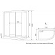 Душевая кабина Timo Premium ILMA ILMA902L, 120x80x222