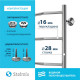 Полотенцесушитель водяной Stelmix 60x40 см, трапеция