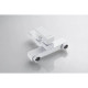 Смеситель для ванны Knotlor KN-22/WY, белый