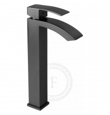 Смеситель для раковины высокий FILARETE Waterfall FL6010BG, графит