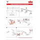 Душевой лоток (двухсторонняя решетка) TIMO Drain Protect DP20800-PG20800, сатин