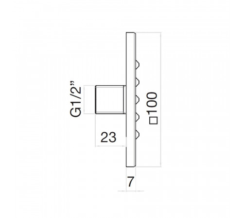 Форсунка гидромассажная Webert AC0334740, белый