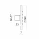 Форсунка гидромассажная Webert AC0334740, белый