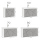 Тумба под раковину подвесная VIGO Geometry 034 бетон, 70 см