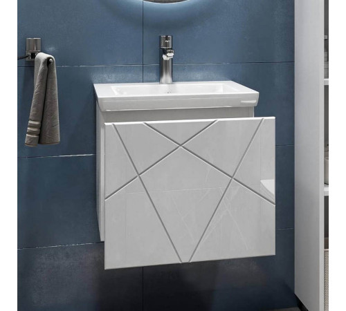Тумба с раковиной подвесная VIGO Geometry 032, 50 см