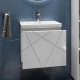 Тумба с раковиной подвесная VIGO Geometry 032, 50 см