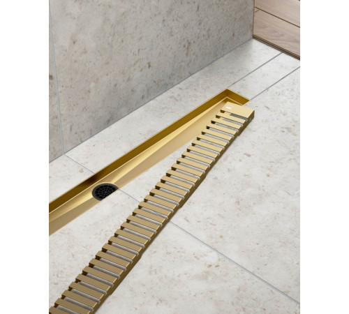 Душевой лоток TIMO Drain System DS230106/17, матовое золото