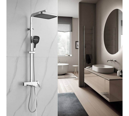 Душевая система Rose R1056, хром
