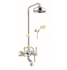 Душевая система Fiore GIOIELLI (SWAROVSKI®) 08CO0615, хром/золото