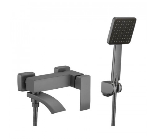 Смеситель для ванны Fmark FS8624-1Q, графит
