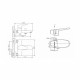 Смеситель для ванны Bravat Pure F6105161C-01, хром
