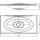 Раковина Florentina Гармония 100 см 10.040.01000.001
