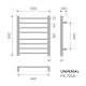 Полотенцесушитель электрический Fixsen UNIVERSAL 600х500 FX-7200F, графит