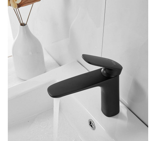 Смеситель для раковины Raffine F0185H, черный
