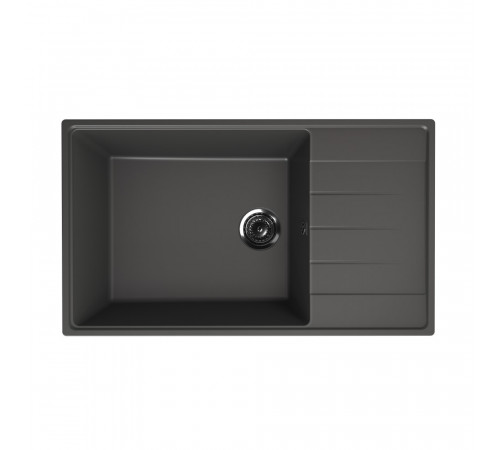 Кухонная мойка Ulgran Quartz Prima 860-09, мокрый асфальт