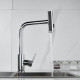 Смеситель для кухни с мультифункциональным изливом Raffine F203, хром