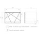 Тумба под раковину подвесная VIGO Geometry 033 бетон, 60 см