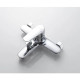 Смеситель для ванны Knotlor KN-52, хром