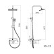 Душевая система Knotlor KN-23/RB, бронза