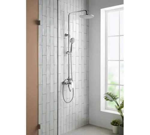 Душевая система Bravat Rhein F6429564CP-A-ENG, хром