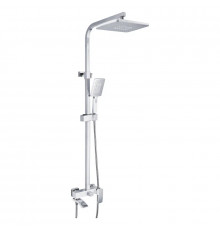 Душевая система Rose R1556F, белый/хром