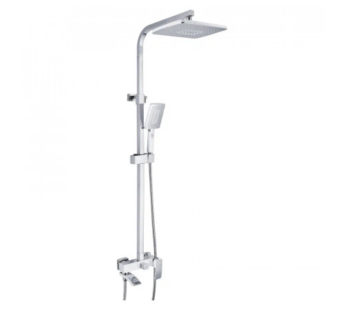 Душевая система Rose R1556F, белый/хром