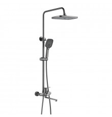 Душевая система Shevanik S6236T, оружейная сталь