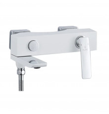 Смеситель для ванны Rose R2702F, белый/хром