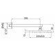 Верхний душ Webert Comfort AC0392560METAL, черный
