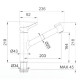 Смеситель для кухни Webert Master MS941002015, хром