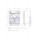Тумба с раковиной напольная VIGO Geometry tn.GEO.FOS.60.2Y бетон, 60 см