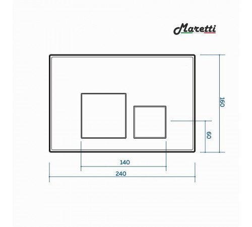 Комплект Maretti 3 в 1: унитаз EA10PBM73-844, инсталляция AC11P5211, кнопка AC12KA-015