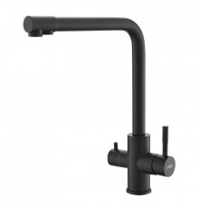Смеситель для кухни с подключением фильтра Esko Kitchen K24 B, черный