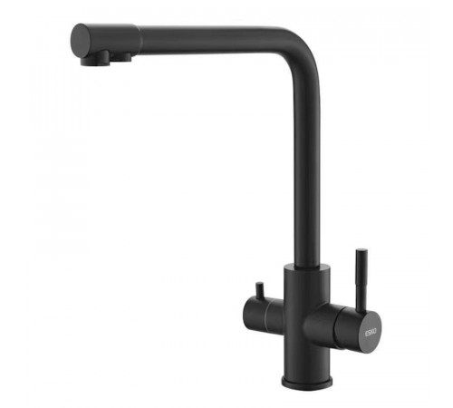 Смеситель для кухни с подключением фильтра Esko Kitchen K24 B, черный