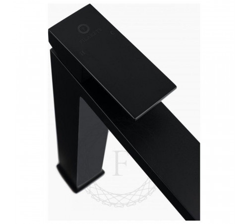 Смеситель для раковины высокий FILARETE Fing FL6040BL, черный