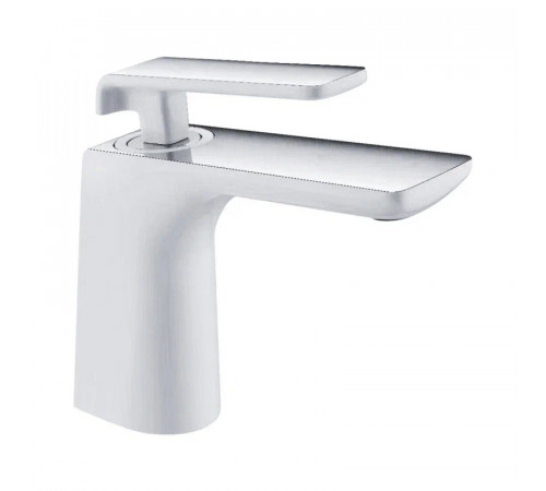 Смеситель для раковины Rose R14F R1401F, белый/хром