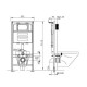 Комплект Maretti 3 в 1: унитаз UM10PBM76-844, инсталляция AC11P5211, кнопка AC12EL-560